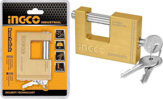 Ingco Steel Padlock Monoblock with Key 60mm 1pcs