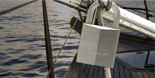 Master Lock 629EURQ Steel Padlock Brass with Key Set of 4 pieces. 20mm Silver 4pcs