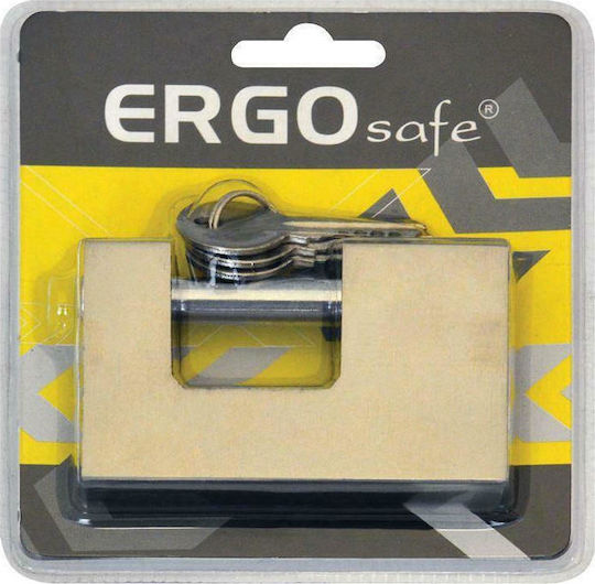 Ergo Μπρούτζινο Λουκέτο Τάκου με Κλειδί 70mm