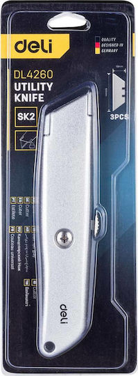 Deli Κοπίδι Φαλτσέτα E με Μεταλλικό Σώμα