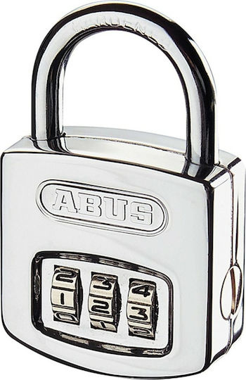 Abus Стоманено Лукето Заключване на скоба Комбинация 40мм Сребрист 1бр