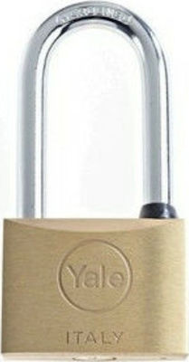 Yale Bronze Padlock Lengthened with Key Brass 50mm 1pcs