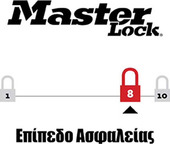 Master Lock Excell Stahl Vorhängeschloss Verlängert mit Schlüssel 44mm Silver 1Stück