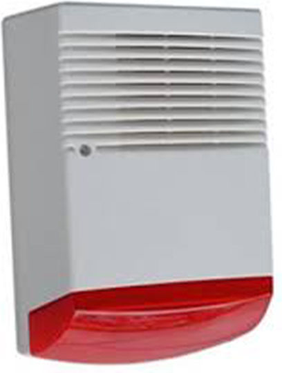Artec AR-400 Alarm Siren Battery Outdoor 120dB with Red Light