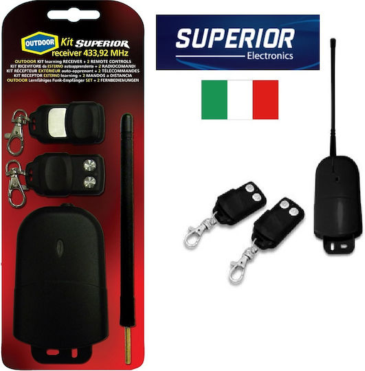 Superior Electronics Garage Door Control Panel Outdoor Kit Receiver 12v Dc 188-0011