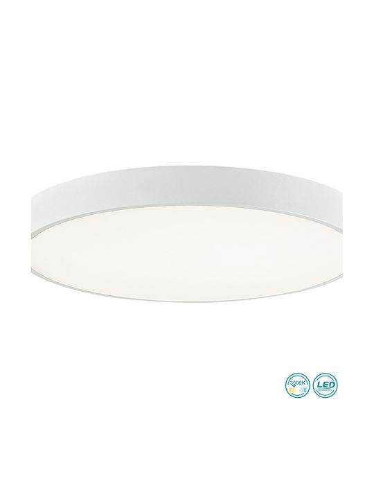 Viokef Madison Round Outdoor LED Panel 30W with Warm White Light Diameter 40cm