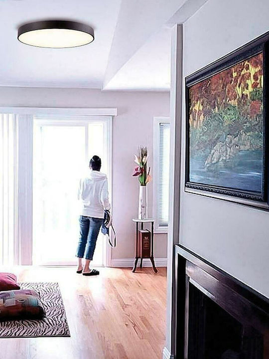 Viokef Madison Rotund În aer liber Panou LED Putere 40W cu Alb Cald Lumini 50x50cm.