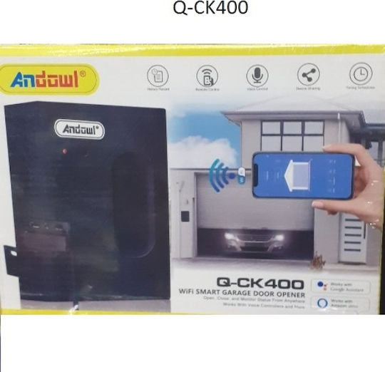 Andowl Qck400 Wi-Fi Garage Door Control Panel 5V Garage Door Wi-Fi Remote Control
