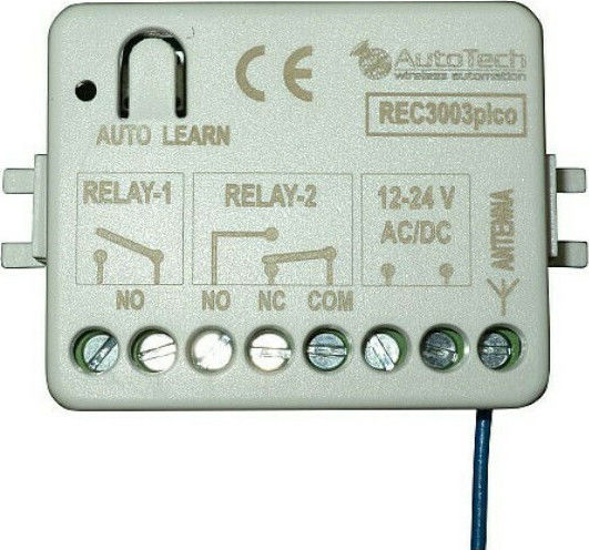 Autotech Rec 3003 Pico Garage Door Control Panel 12V, 24V PICO