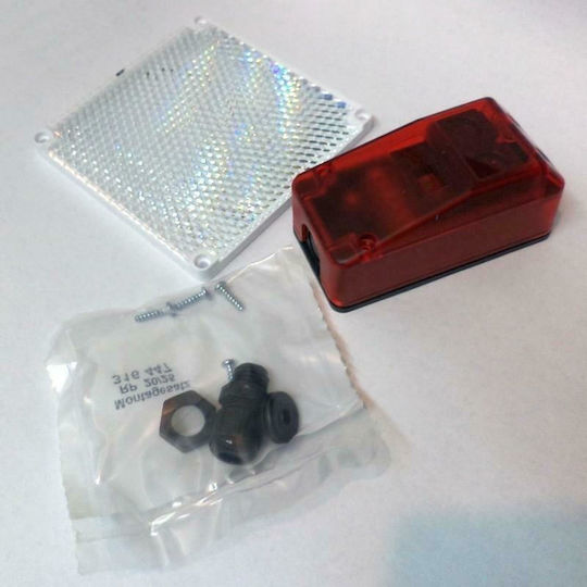 Witt Sensoric RP-25 Wired Garage Door Photocell Sensor with Reflector and Range 15m
