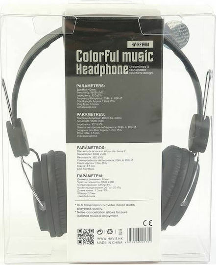 Havit HV-2198d Жични On Ear Слушалки Черни