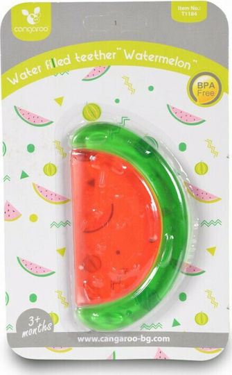 Cangaroo Watermelon Teething Ring with Water made of Silicone for 3 m+