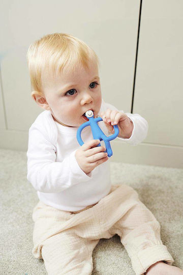 Matchstick Monkey Monkey Teething Ring BPA Free Silicone for 3 m+