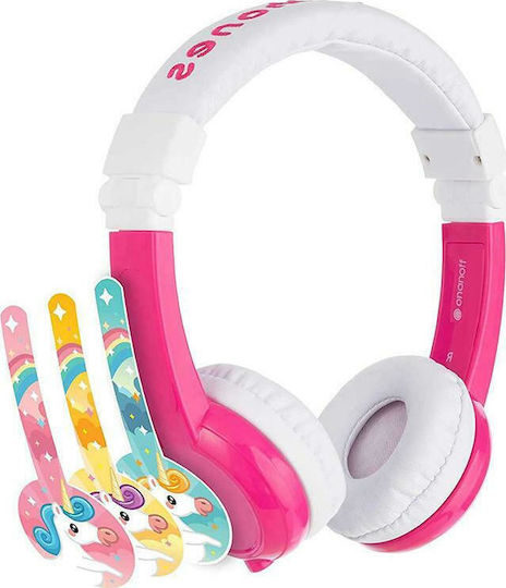 Onanoff Buddyphones Discover Cu fir Pentru copii On Ear Căști Roz