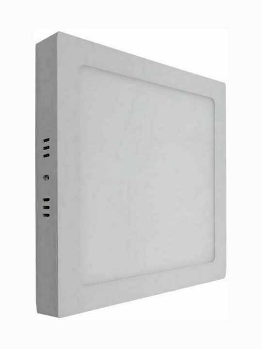 GloboStar Square Outdoor LED Panel 20W with Natural White Light 21.5x21.5cm