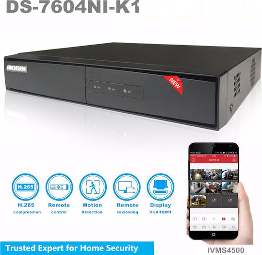 Hikvision DS-7604NI-K1 DVR NVR DS-7604NI-K1