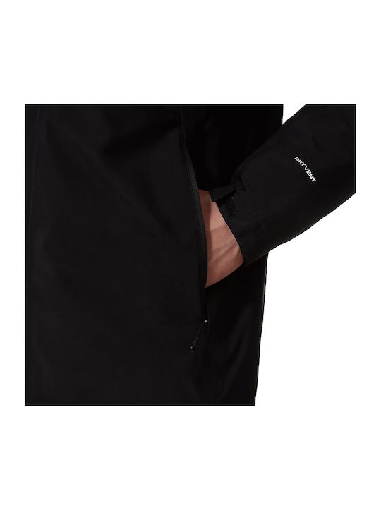 Carto Triclimate 3 in 1 Winter Jacke Wasserdicht und Winddicht Schwarz