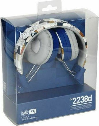 Havit HV-H2238D Жични On Ear Слушалки Светлосини