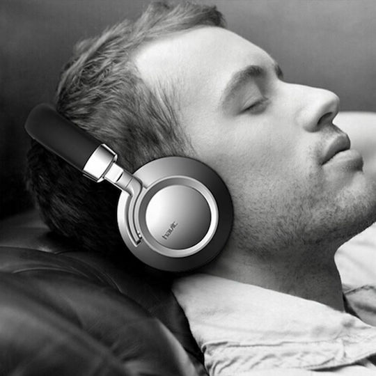 Havit F9 Ασύρματα Bluetooth On Ear Ακουστικά με 13 ώρες Λειτουργίας Μαύρα / Ασημί