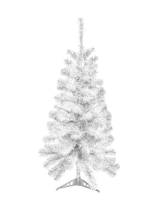 Christmas White Tree with Metallic Base and Built in Branches H100pcs