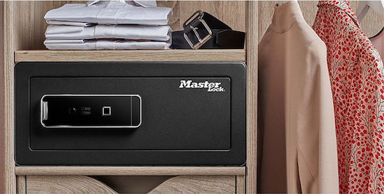Master Lock LX110BEURHRO Safe with Digital Fingerprint Lock L43xW37xH20cm 541100112