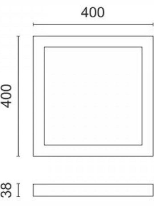 Spot Light Platz Draußen LED Panel 36W mit Natürliches Weiß Licht 4000K