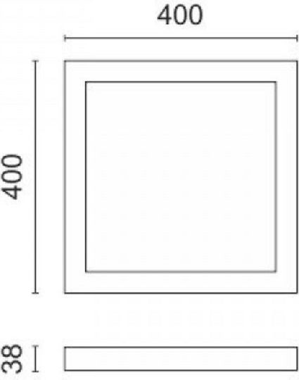Spot Light Outdoor LED Panel 36W 40x40cm Spot Light Outdoor LED Panel 36W 40x40cm
