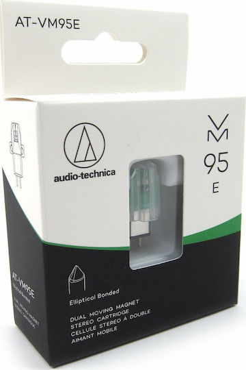 Audio Technica Κεφαλή Πικάπ AT-VM95E Κινητού Μαγνήτη σε Πράσινο Χρώμα