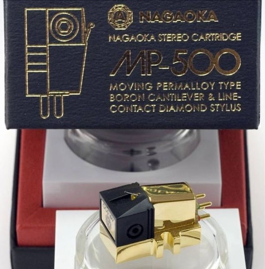 Nagaoka Глава за грамофон MP-500 Движещ се магнит в Черен цвят