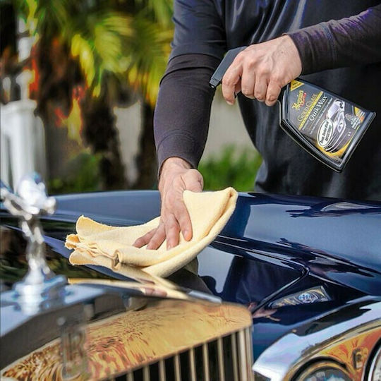 Meguiar's Carnauba Plus Premium Бърз Вакса Спрей за Керамика за Черни Оттенъци на Каросерията 473ml