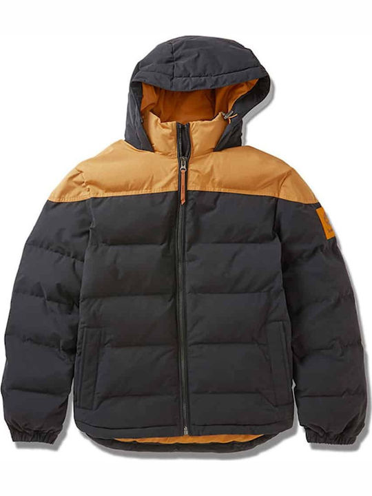 Geacă de Iarnă Puffer Neagră