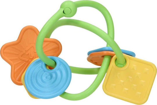 Green Toys Дрънкалка за дъвчене за никнене на зъби от пластмаса за 0 за електронен магазин в категорията "Гризалки и облекчение при изрязване на зъби"