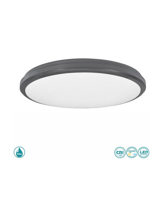 SoleLuce Deckenleuchte für den Außenbereich in Gray Farbe 2061001259