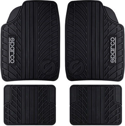 Sparco Σετ Μπροστινά και Πίσω Πατάκια Universal 4τμχ Μαύρα