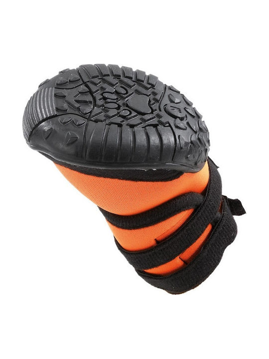 Ferplast Trekking Shoes Παπούτσια Σκύλου Medium Orange 8x6.5x11cm σε Πορτοκαλί Χρώμα 4τμχ