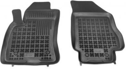 Rezaw Plast Front Mats 2pcs Tray Type for Fiat Doblo 2011+ Black