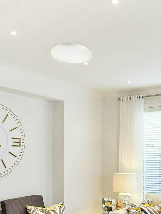 V-TAC Rotund În aer liber Panou LED Putere 36W cu Alb Cald Lumini 48x48cm.