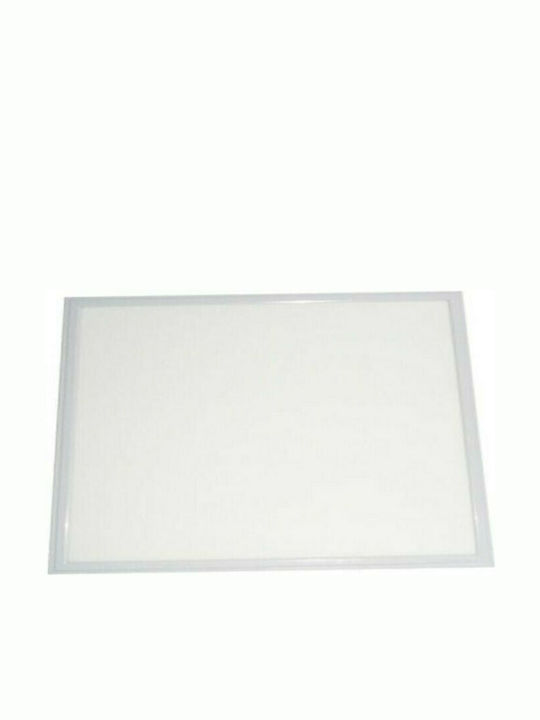 Aca Square Recessed LED Panel 40W with Cool White Light 60x60cm