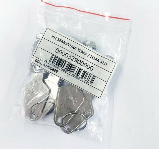 Menabo Car Roof Rack Locks Locks for Roof Bars Tema/Tema Alu 4pcs 4pcs