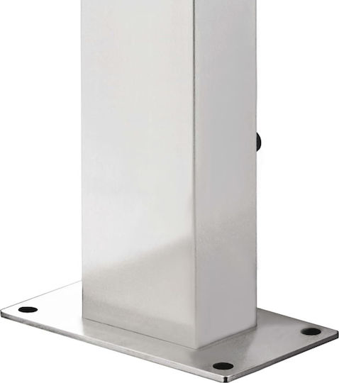 vidaXL Pool Shower Made of PVC with Height 220cm Silver