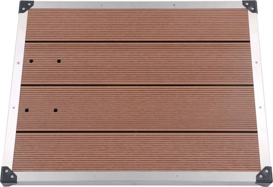vidaXL Pool Shower with Length 80cm Brown