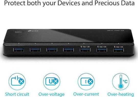 TP-LINK UH700 v3 Hub 7 Ports USB 3.0 with USB-A Connection