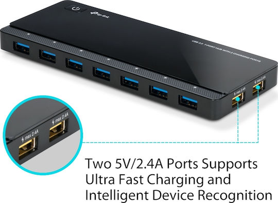 TP-LINK UH720 v3 Hub 7 Θυρών USB 3.0 με σύνδεση USB-A