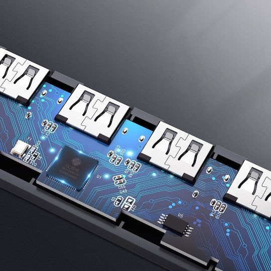 Ugreen CM219 Hub 5 Ports USB 3.0 with USB-C Connection Gray