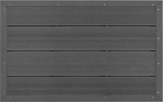 vidaXL Pad Pentru Piscină Din Lemn 5.5x101x63cm Gri