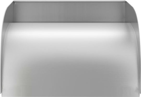 vidaXL Pool Waterfall made of Stainless Steel 14x30x34cm Silver