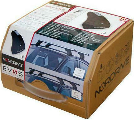 Nordrive Legs for Roof Bars Standard End Feet with Caps and Lock Evos 4pcs 4pcs