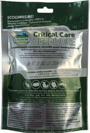 Oxbow Critical Care Grass with Apple for Guinea Pig, Rabbit, Squirrel and Hamster 141gr