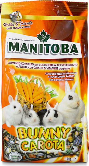 Manitoba Τροφή για Κουνέλι με Καρότο Bunny Carrots 1kg