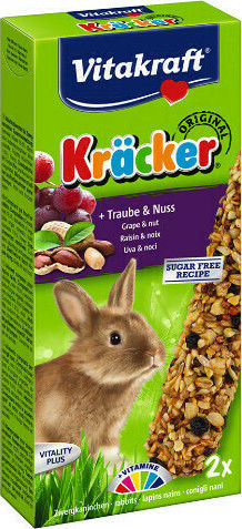 Vitakraft Λιχουδιά για Κουνέλι με Πολυβιταμίνη Kracker 110gr 2τμχ
